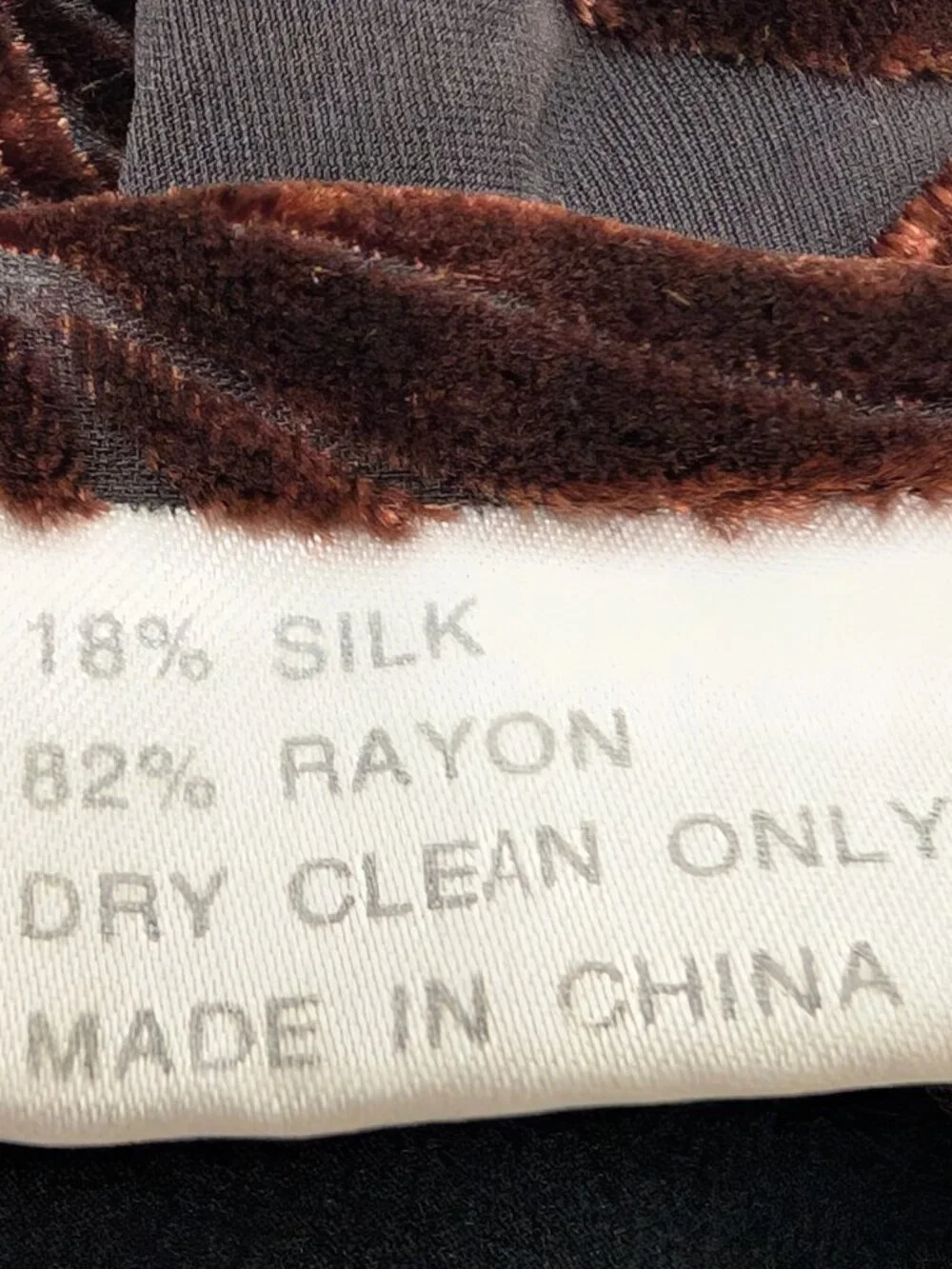 Velvet Burnout Rusty Red Scarf 10